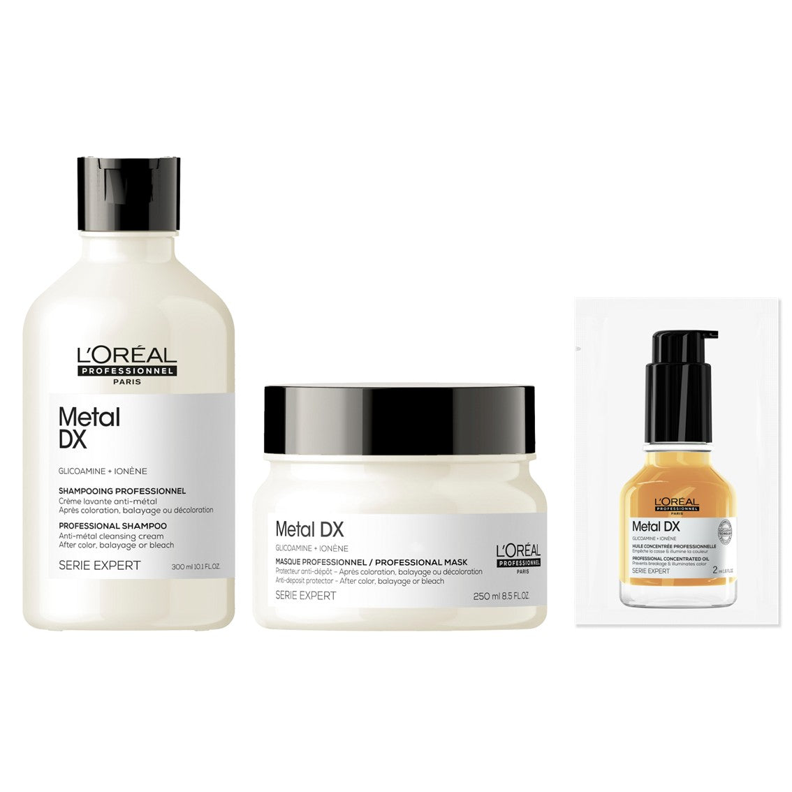 【ミニパウチ付】メタルDX シャンプー&マスクセットの製品画像
