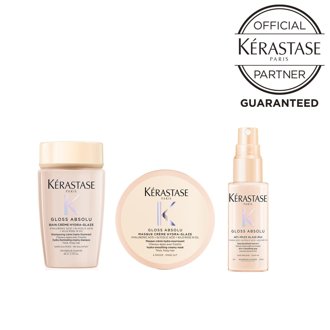 KERASTASE グロスアブソリュ ミニセット(シャンプー・マスク・ミスト)の製品画像