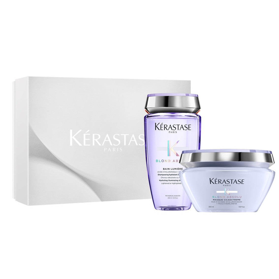【クリスマス限定】KERASTASE ブロンドアブソリュ シャンプーマスクBOXセット(当店オリジナルショッパー付)の製品画像