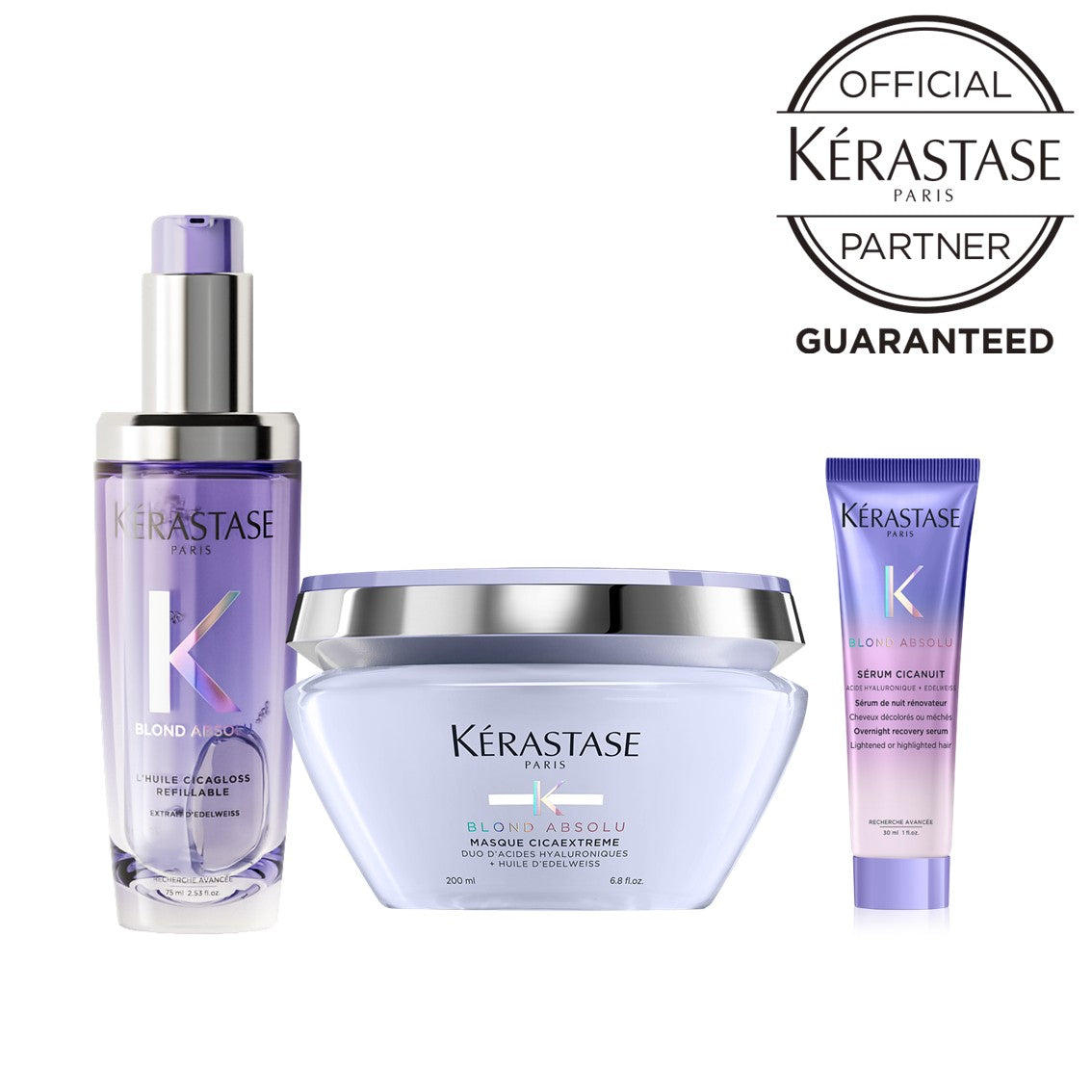 【ミニボトル&ショッパー付】KERASTASE ブロンドアブソリュ ユイル・マスクセットの製品画像