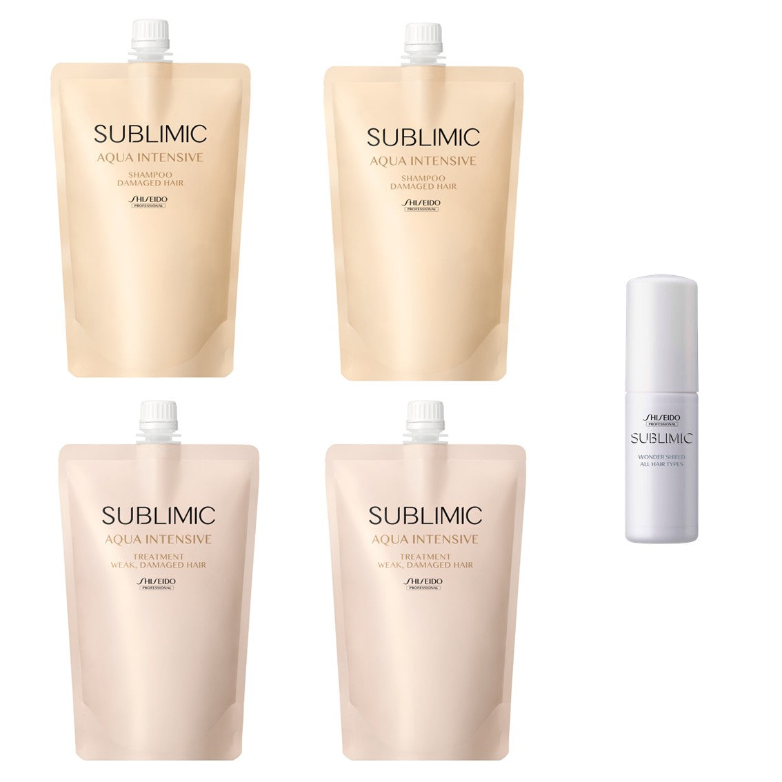 【ミニワンダーシールド付】サブリミック アクアインテンシブW 詰替セットの製品画像