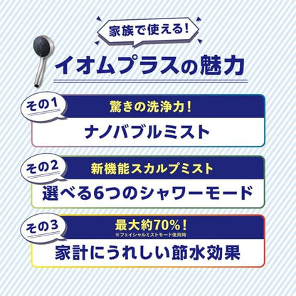 クレイツ ディープクレンジングミストシャワー イオムプラスの説明画像