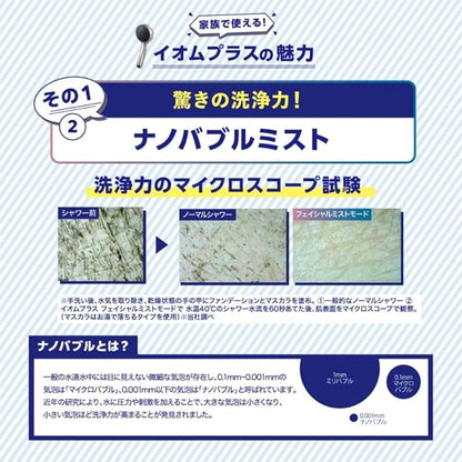 クレイツ ディープクレンジングミストシャワー イオムプラスの説明画像3