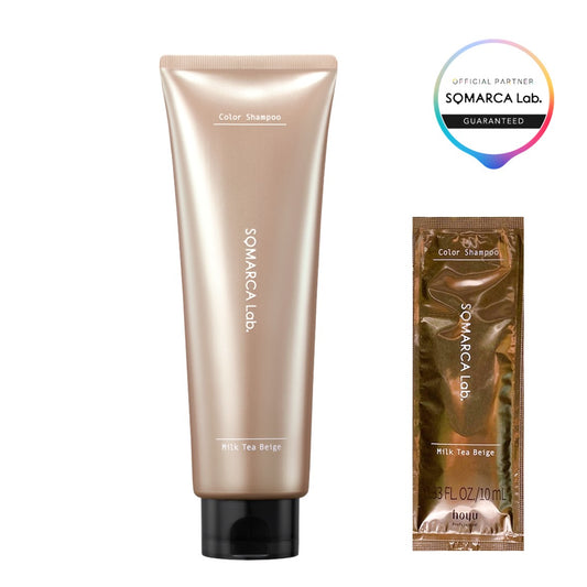 【サシェ付】ソマルカラボ カラーシャンプー ミルクティーベージュ 180mlの製品画像