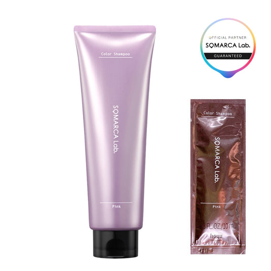 【サシェ付】ソマルカラボ カラーシャンプー ピンク 180mlの製品画像