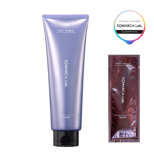 【サシェ付】ソマルカラボ カラーシャンプー パープル 180mlの製品画像
