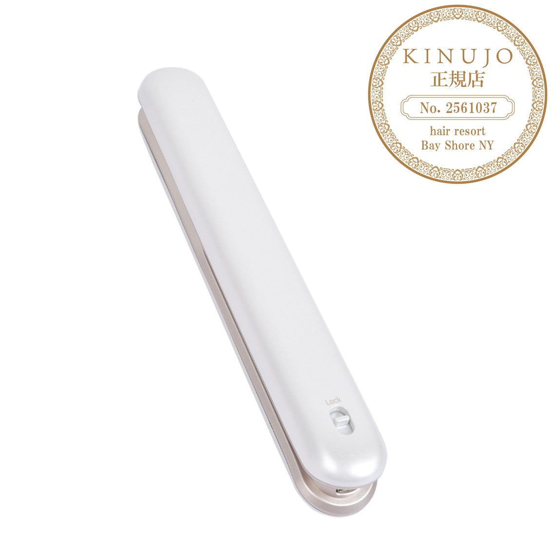 キヌージョ ラグジュエル コードレスストレートアイロンの製品画像2