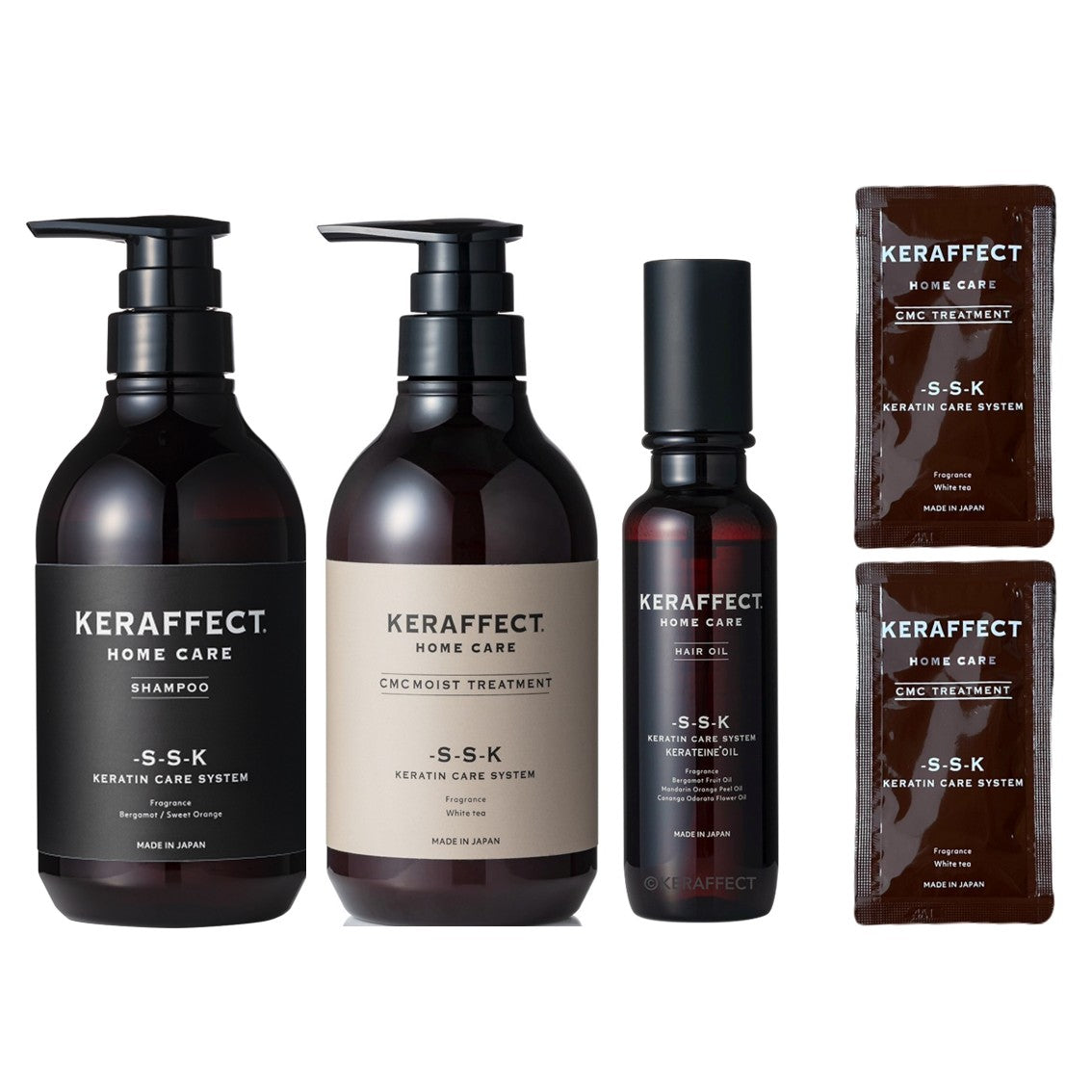 【ミニパウチ2枚付き】ケラフェクト オイルセットの製品画像