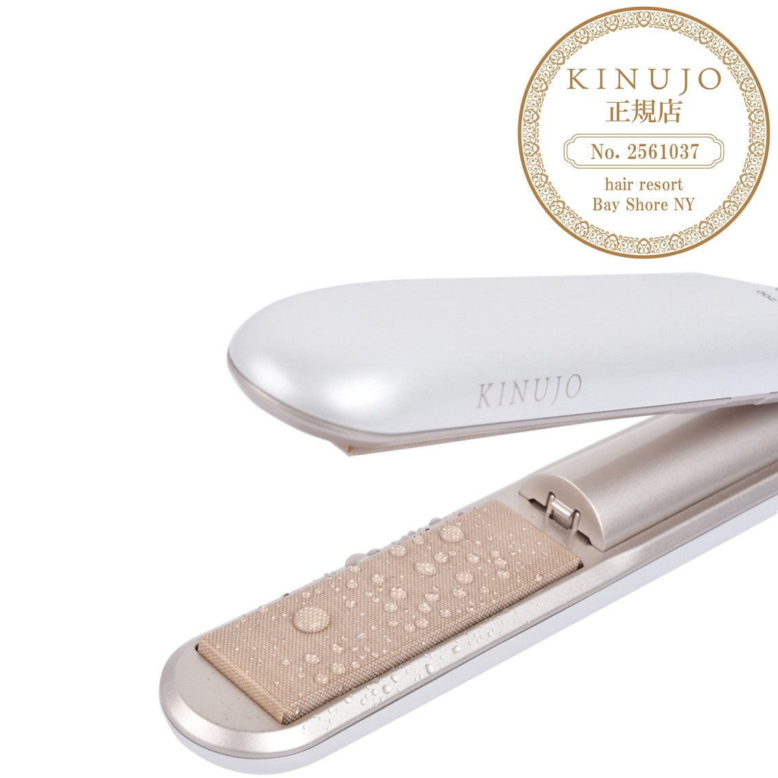 キヌージョ ラグジュエル コードレスストレートアイロンの製品画像3