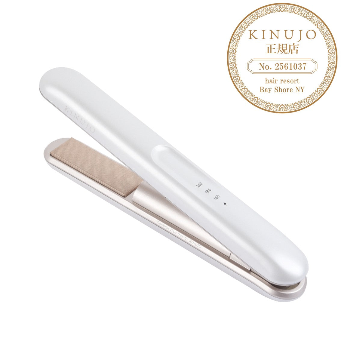 キヌージョ ラグジュエル コードレスストレートアイロンの製品画像