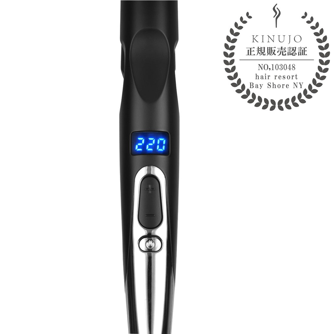 キヌージョ プロ ストレートアイロンのディスプレイ画像