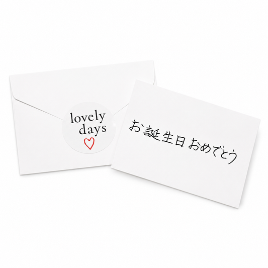 Bay Shore NY ONLINE STOREの手書きメッセージカード画像
