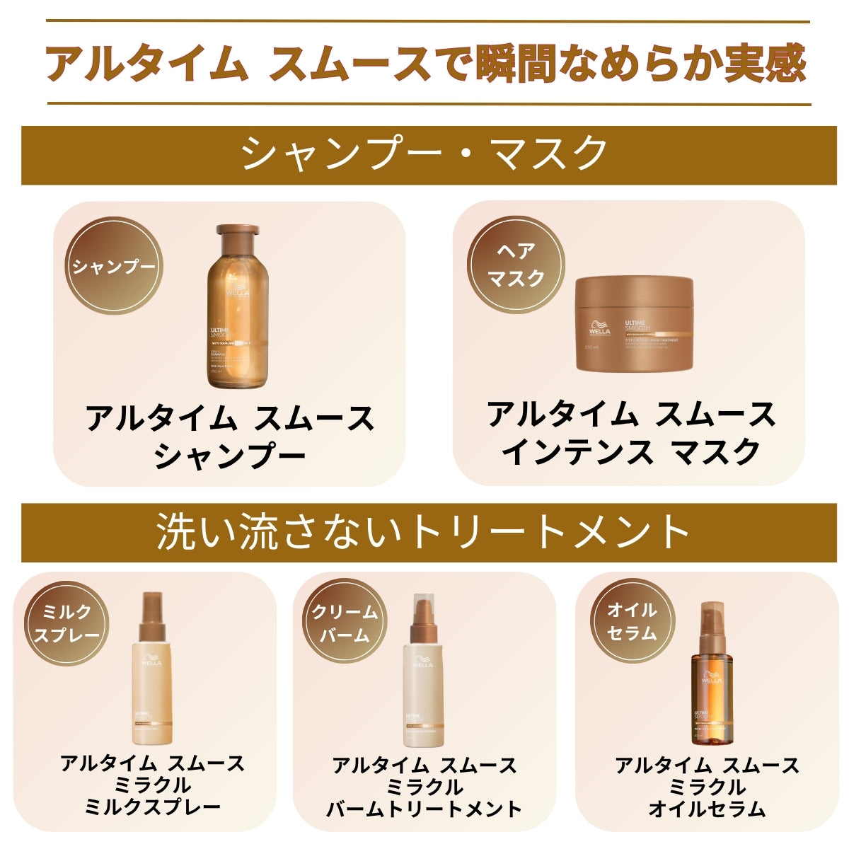 アルタイム スムースシリーズの製品一覧画像