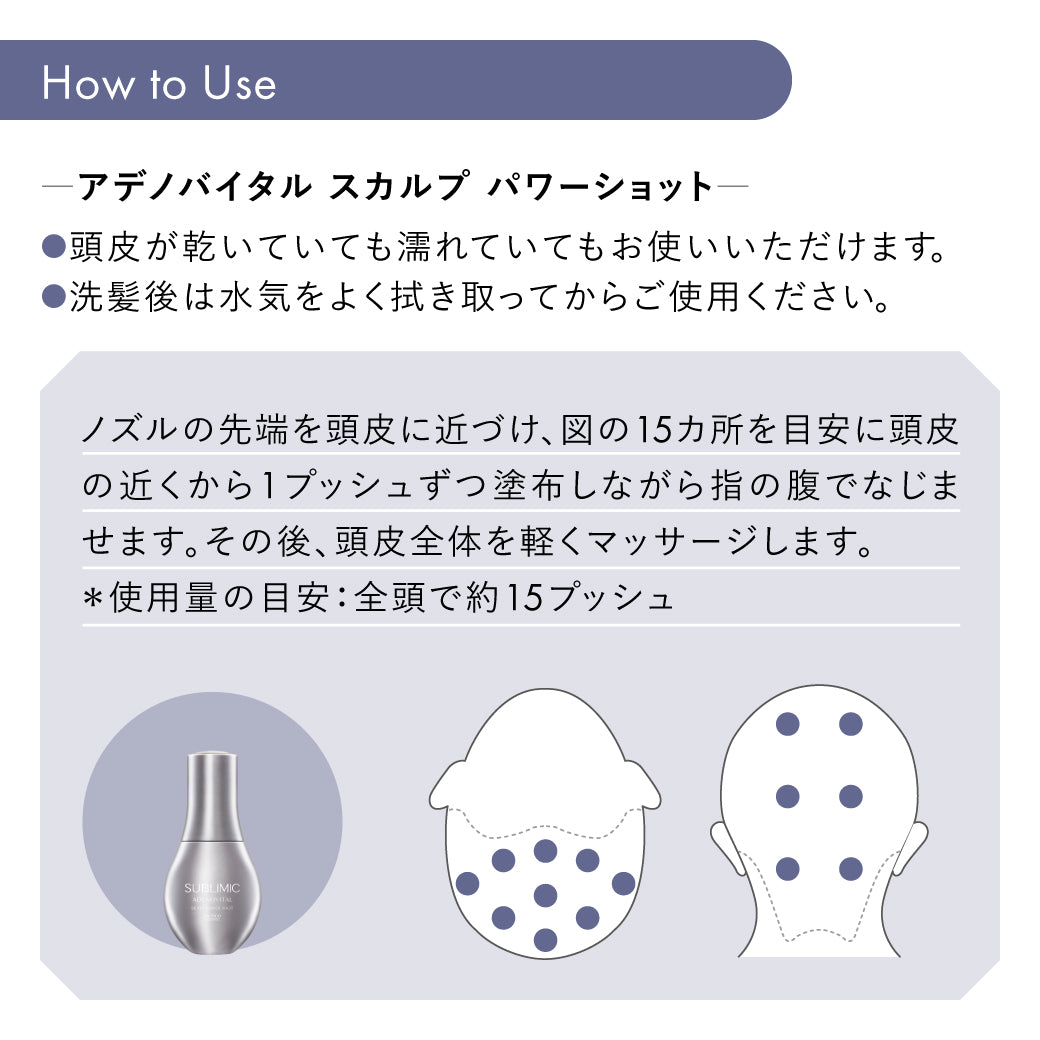 サブリミック アデノバイタルシリーズの製品紹介画像4