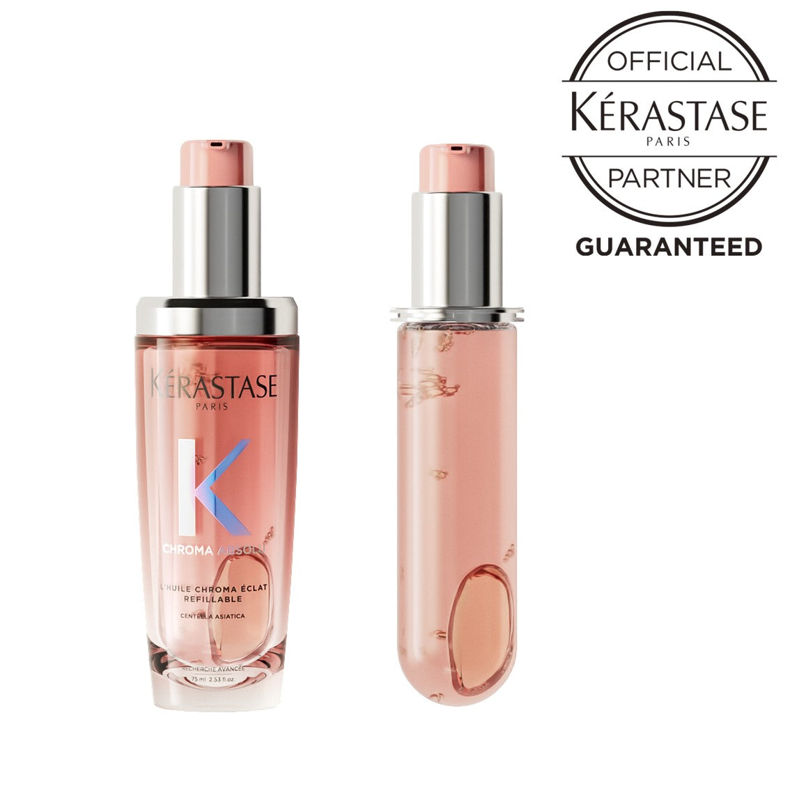 【ショッパー付】KERASTASE クロマアブソリュ ユイル シカグロス 本体+詰め替えセットの製品画像