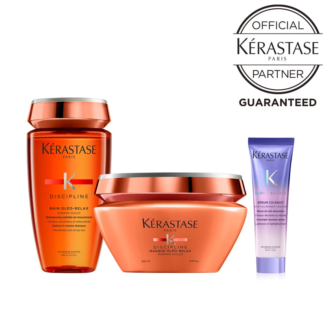 【ミニボトル＆専用ショッパー付】KERASTASE ディシプリン シャンプー・マスクセットの製品画像