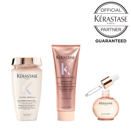 KERASTASE グロスアブソリュ 3点セット（シャンプー・トリートメント・オイル）の製品画像