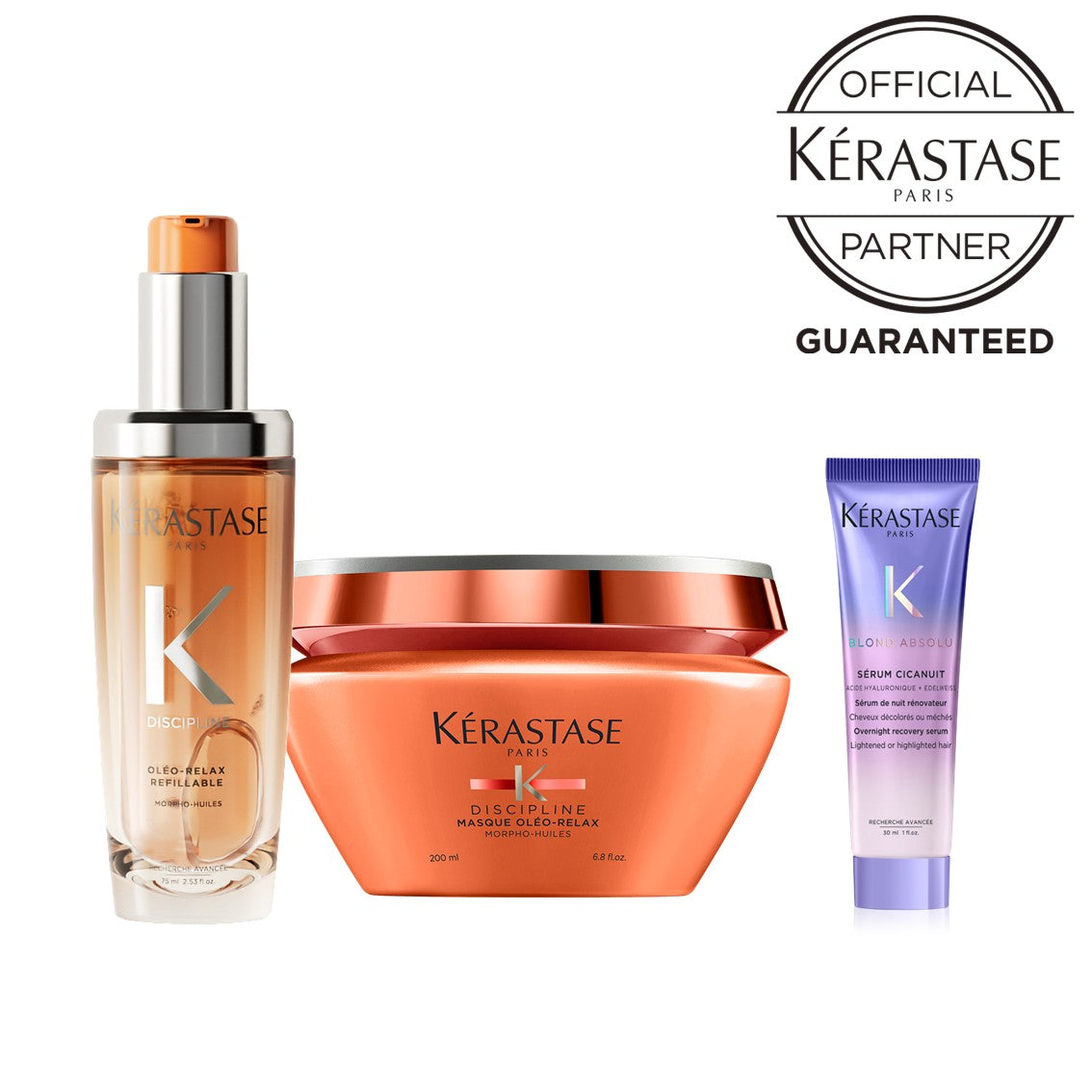【ミニボトル＆ショッパー付】KERASTASE ディシプリン ユイル・マスクセットの製品画像