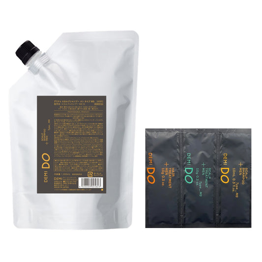 【サシェ付】デミドゥ スカルプシャンプーメン タイプMS 1000ml（詰替）の製品画像