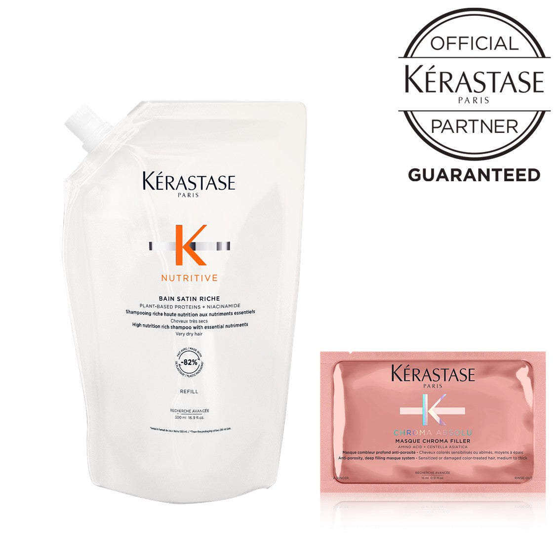 国内正規品ケラスターゼ　ニュートリティブ バン サテン R 1000ml 2個 KERASTASE ケラスターゼ NU BAIN SATIN RICHE バン サテン