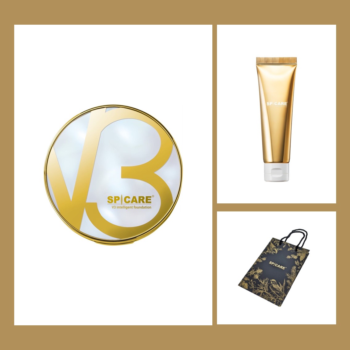 【V3針ハンドクリームお試し・ショッパー付】V3インテリジェントファンデーション＆V3ハンドアンドアームクリームの製品画像