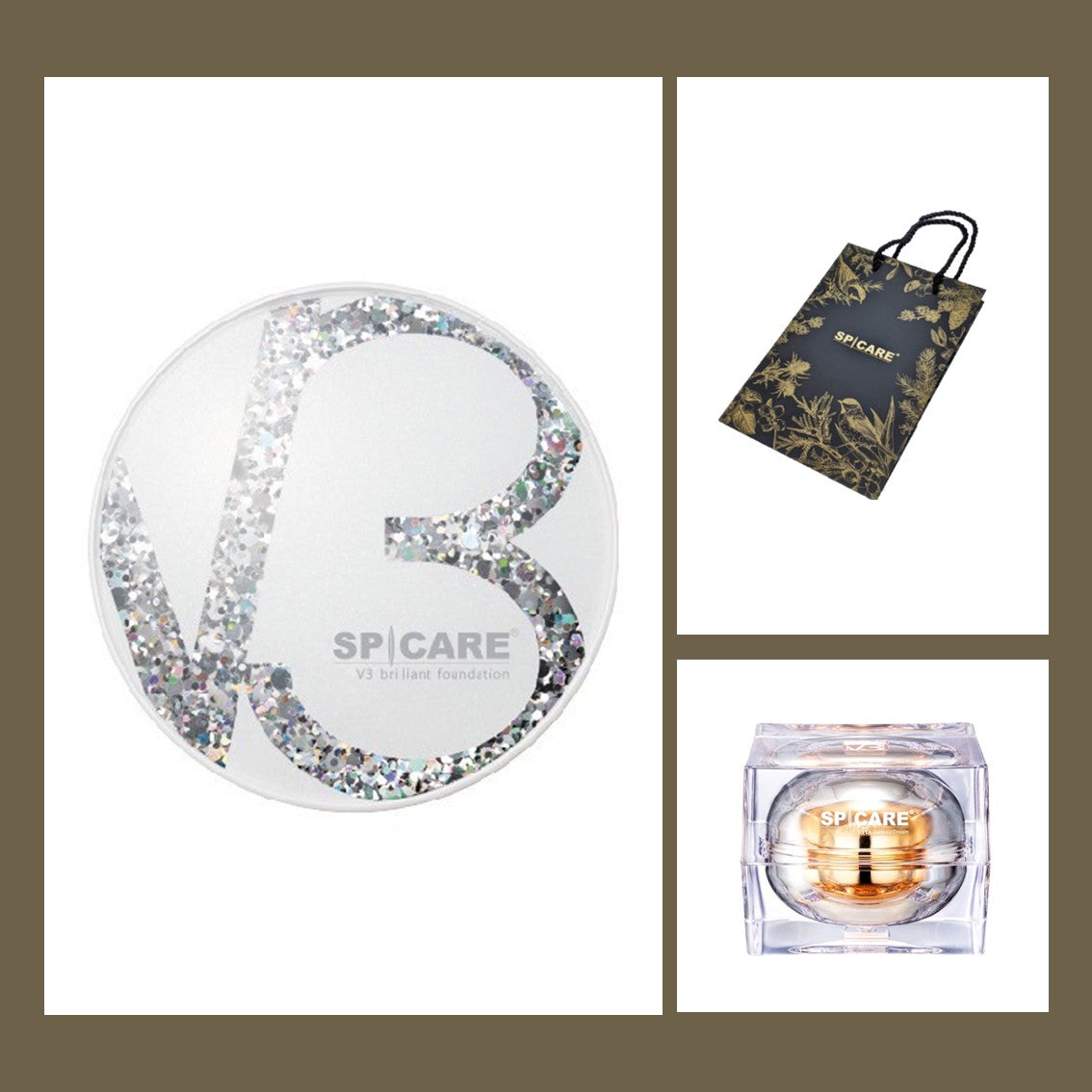 【V3針クリームお試し・ショッパー付】V3ブリリアントファンデーション＆V3ルカドークリームの製品画像