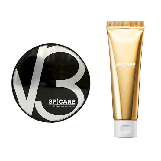 【針ハンドクリームお試しセット】V3エキサイティングファンデーション＆V3ハンドアンドアームクリームの製品画像