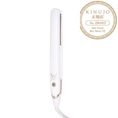 キヌージョ W -worldwide model- ストレートアイロン ホワイトの製品画像2