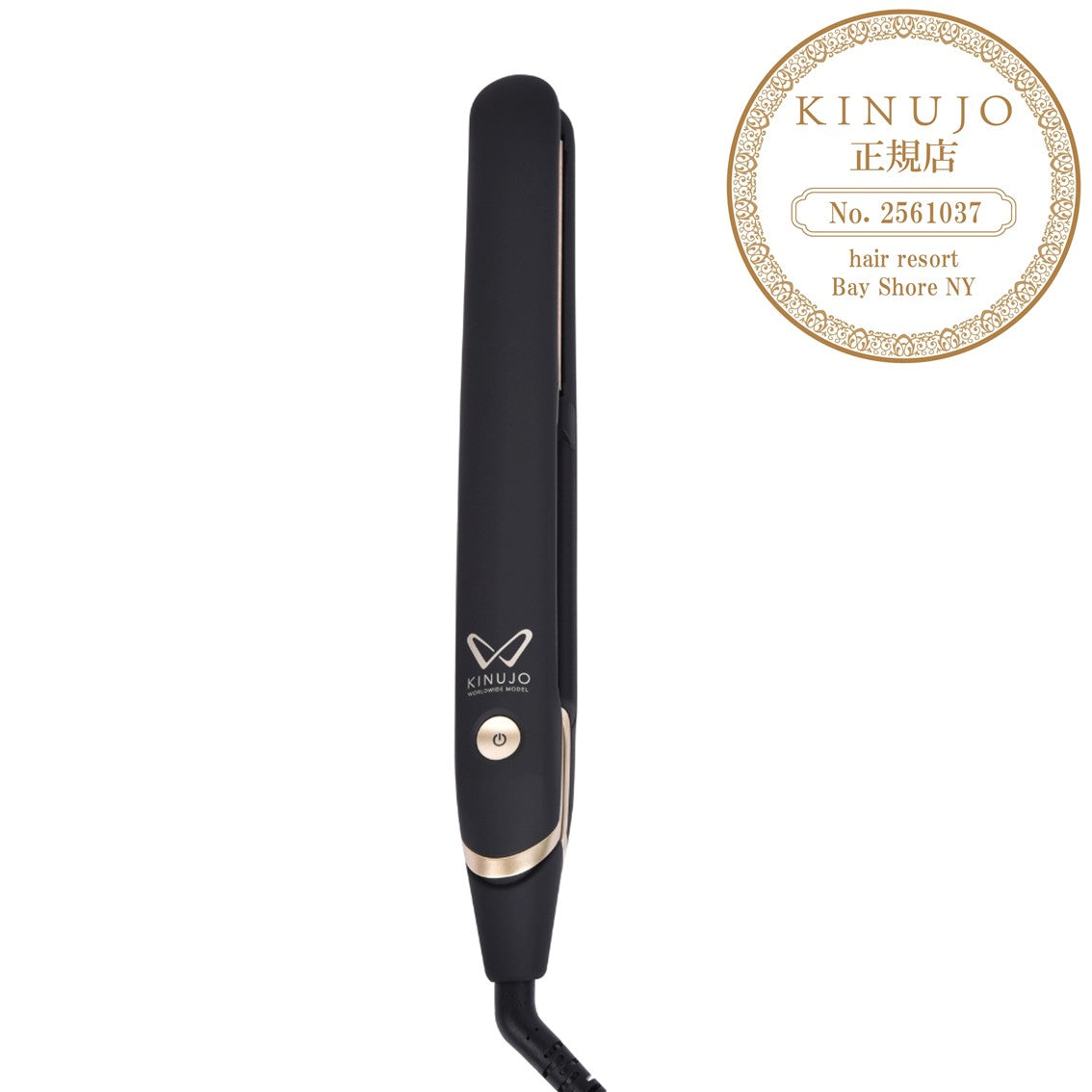 キヌージョ W -worldwide model- ストレートアイロン ブラックの製品画像2