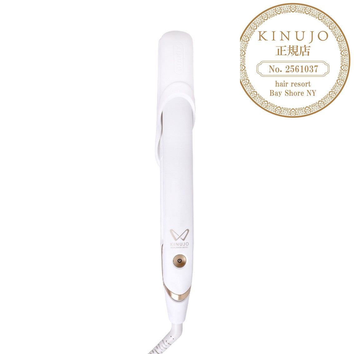 キヌージョ W -worldwide model- ストレートアイロン ホワイトの製品画像3