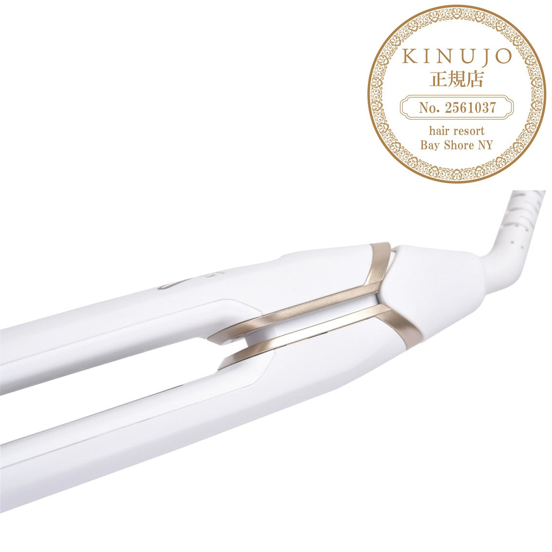 キヌージョ W -worldwide model- ストレートアイロン ホワイトの製品画像4