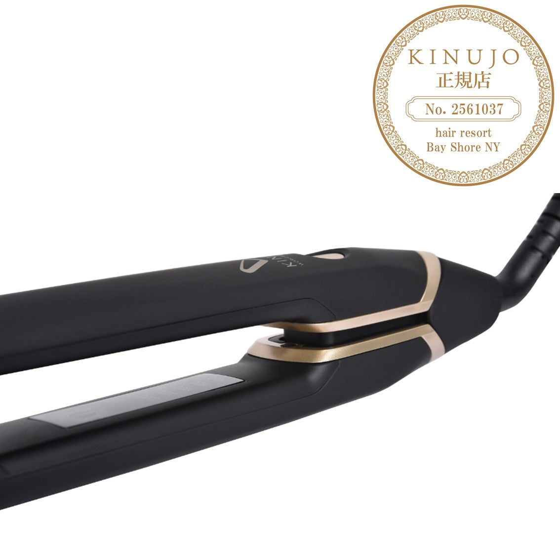 未開封・新品】KINUJO W ストレートヘアアイロン 黒 正規販売店
