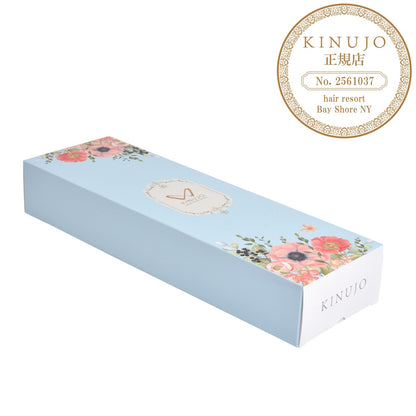 キヌージョ W -worldwide model- ストレートアイロン ホワイトの化粧箱画像