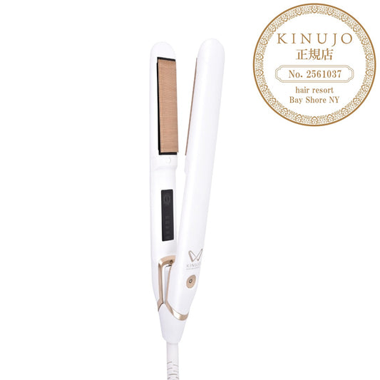 キヌージョ W -worldwide model- ストレートアイロン ホワイトの製品画像