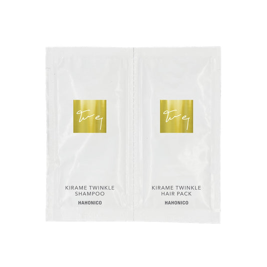 ハホニコ キラメトゥインクル シャンプー&ヘアパック ミニパウチの製品画像