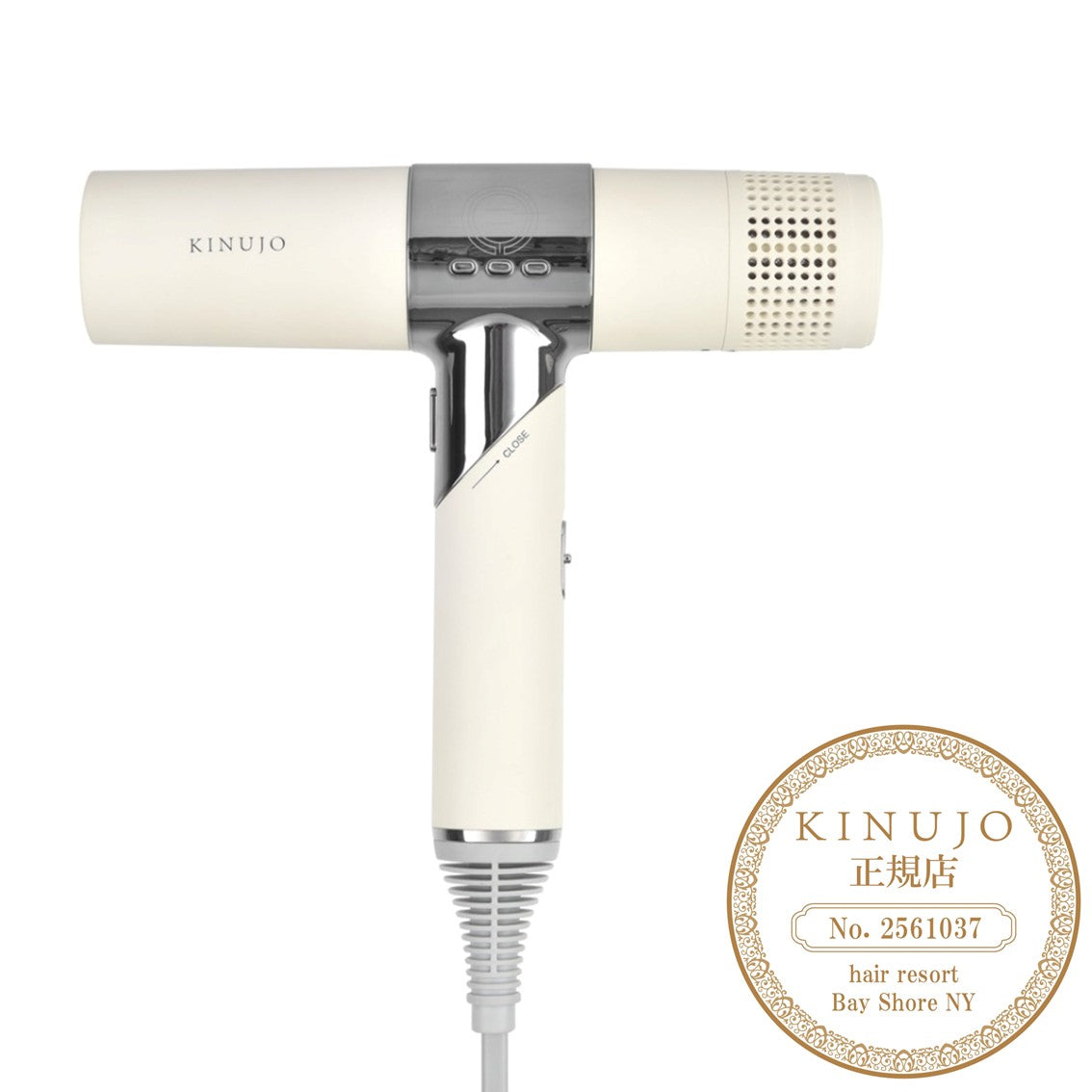 キヌージョ ヘアドライヤー ホワイトの製品画像