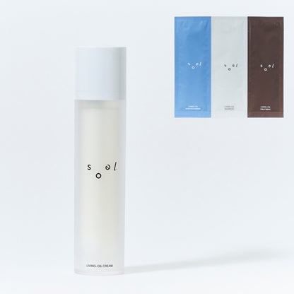 soel LIVING-OIL CREAM クリームのサシェ付の製品画像