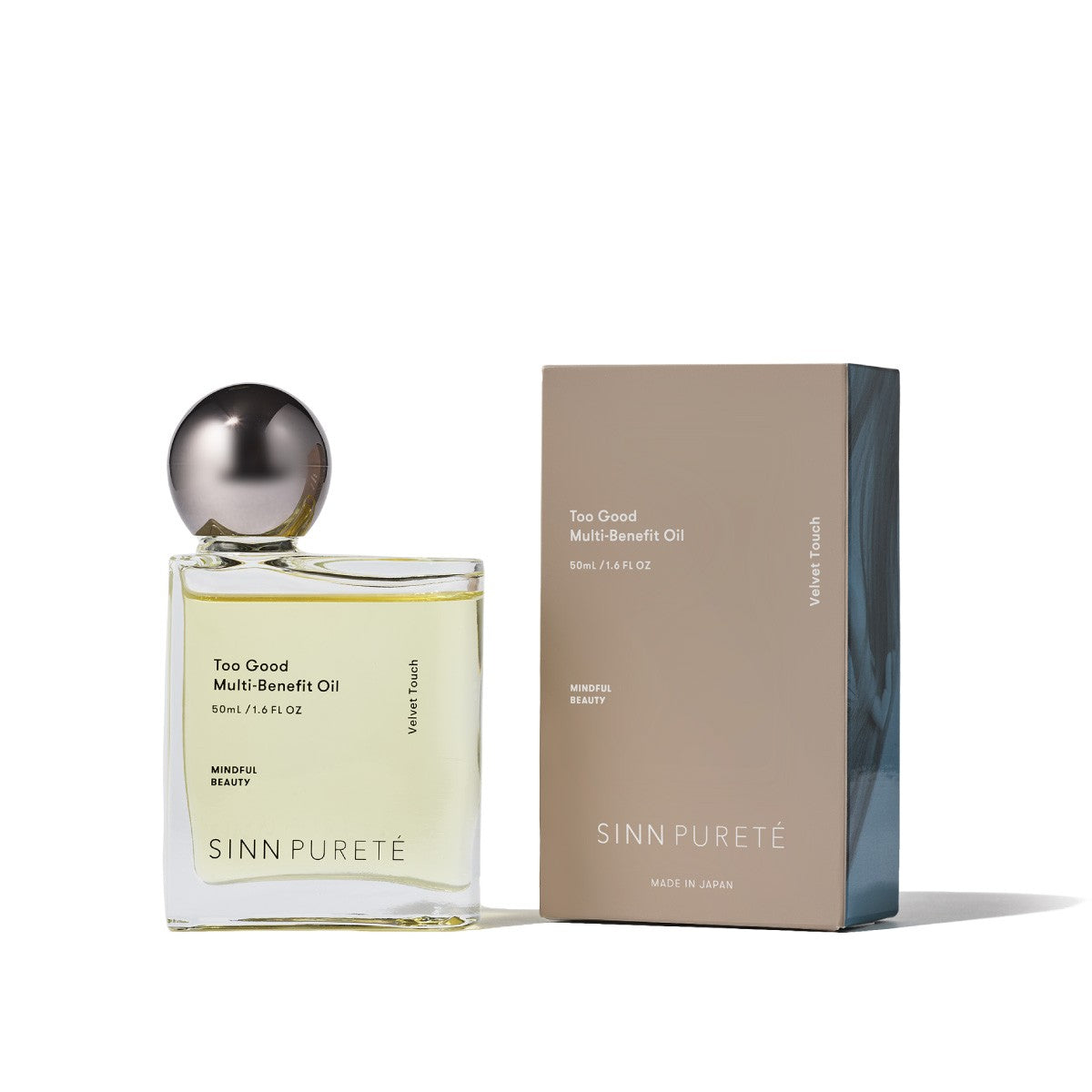 シンピュルテ トゥーグッド マルチベネフィットオイル / Velvet Touch（温かく心地よい余韻）の化粧箱付の製品画像